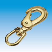 Brass Swivel Eye Snap Spring Hook